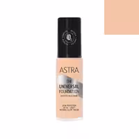 کرم پودر شیشه ای مدل THE UNIVERSAL FOUNDATION 03N کد 03 آسترا - ASTRA