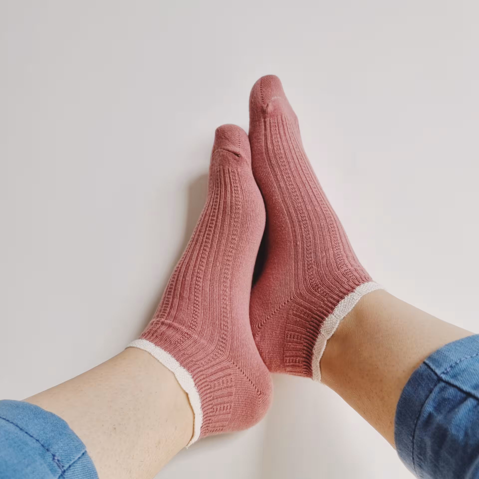 جوراب مچی لب کنگره ای وارداتی