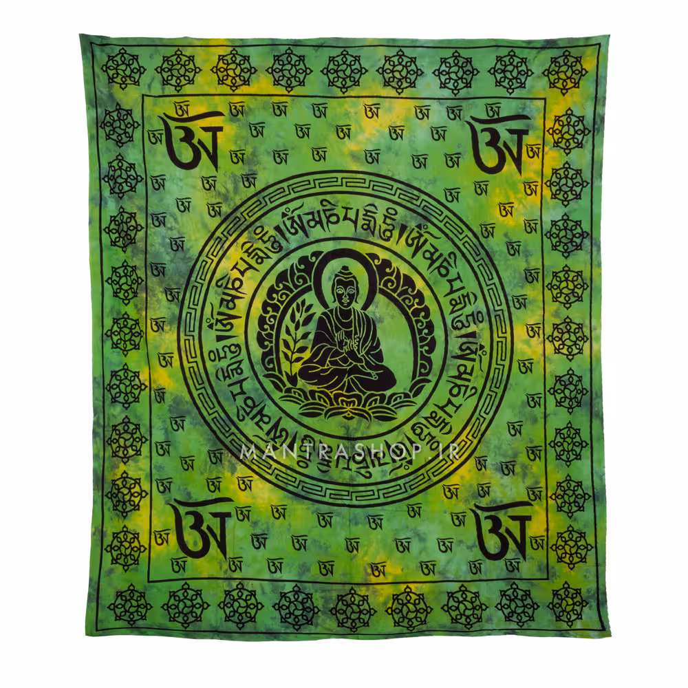 بکدراپ تپستری هندی طرح بودا (روتختی دو نفره) کد 240