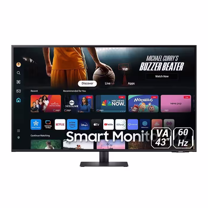 مانیتور هوشمند، سایز 43 اینچ، برند سامسونگ، مدل M7 M70D LS43DM702
