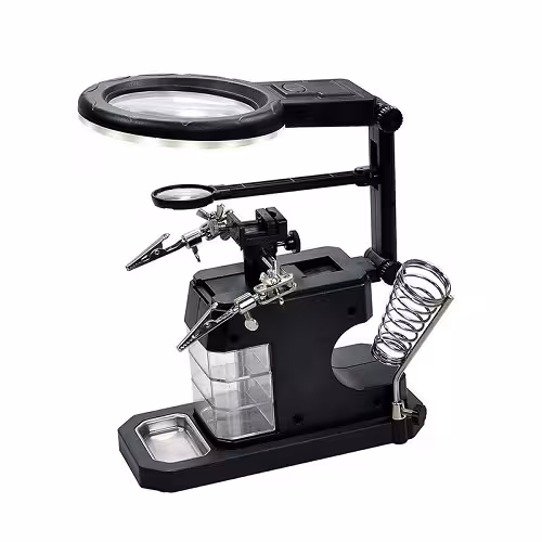 گیره مونتاژTE_803(پایه هویه ذره بین دارگیره دار)