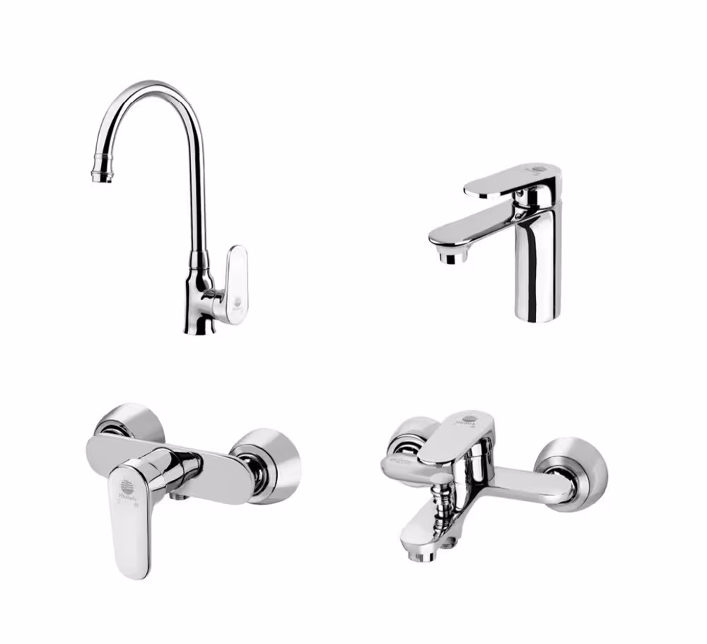 ست شیرالات شیبه مدل لاله کروم (ارسال رایگان)