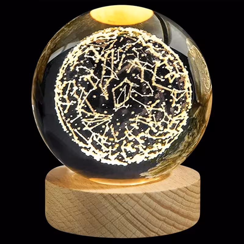 گوی کریستالی مدل صور فلکی ، گوی کریستال ، گوی شیشه ای