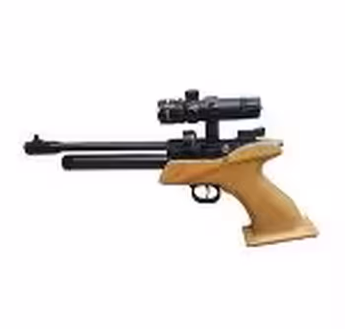 تپانچه گازی مجاز چوبی مدل سی پی وان با لیزر