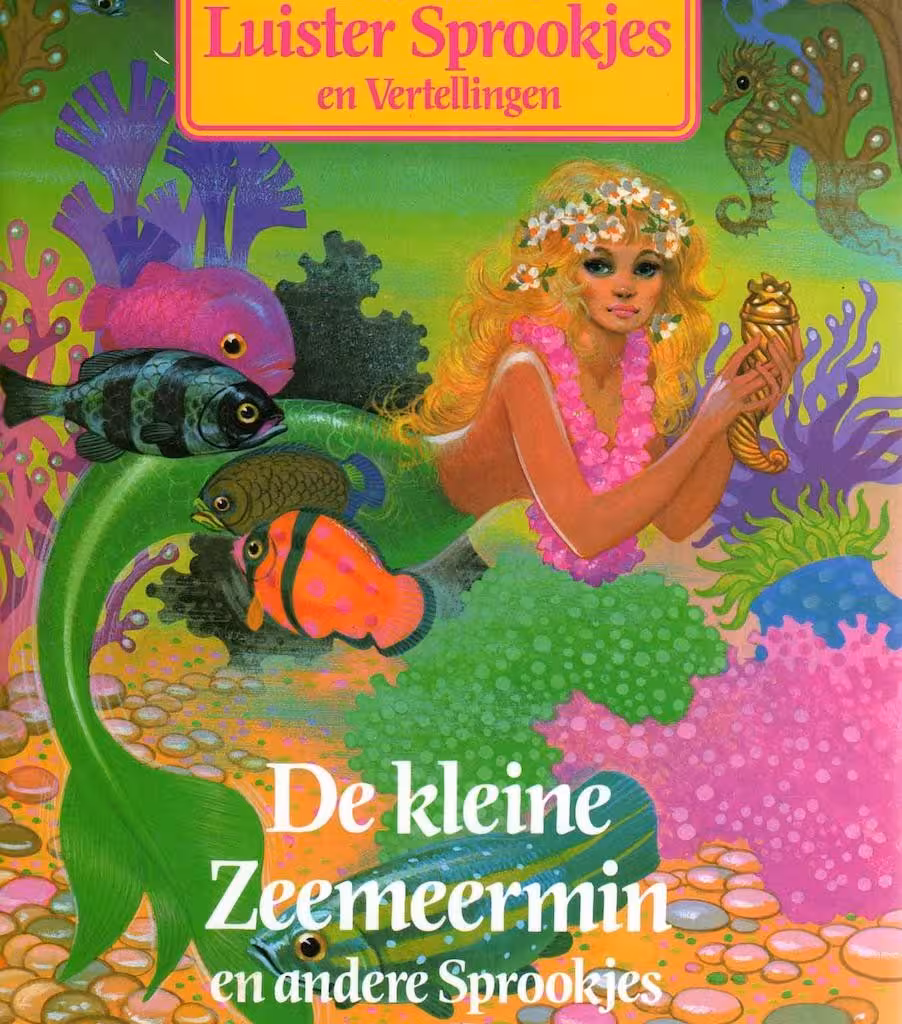 کتاب داستان هلندی تصویری پری دریایی De Kleine Zeemeermin