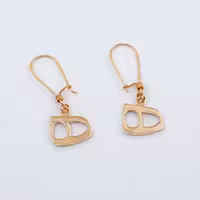 گوشواره طلا طرح ه