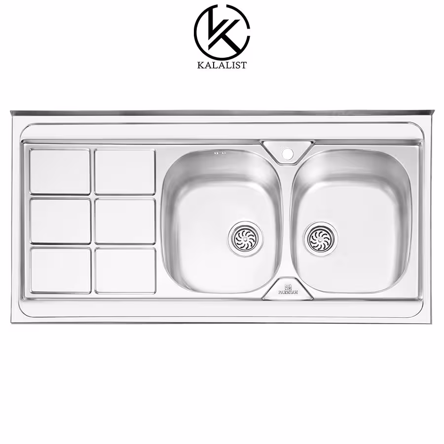 سینک ظرفشویی روکار پرنیان مدل PS 1124