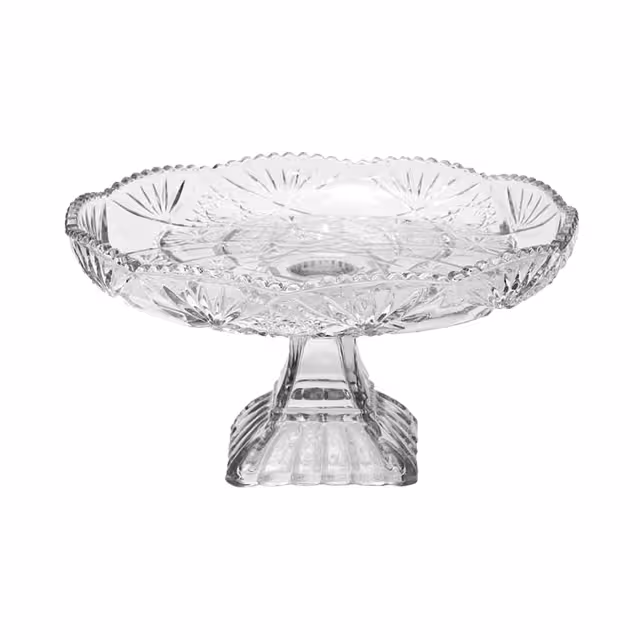 شیرینی خوری پایه دار بلور کاوه مدل لاروس