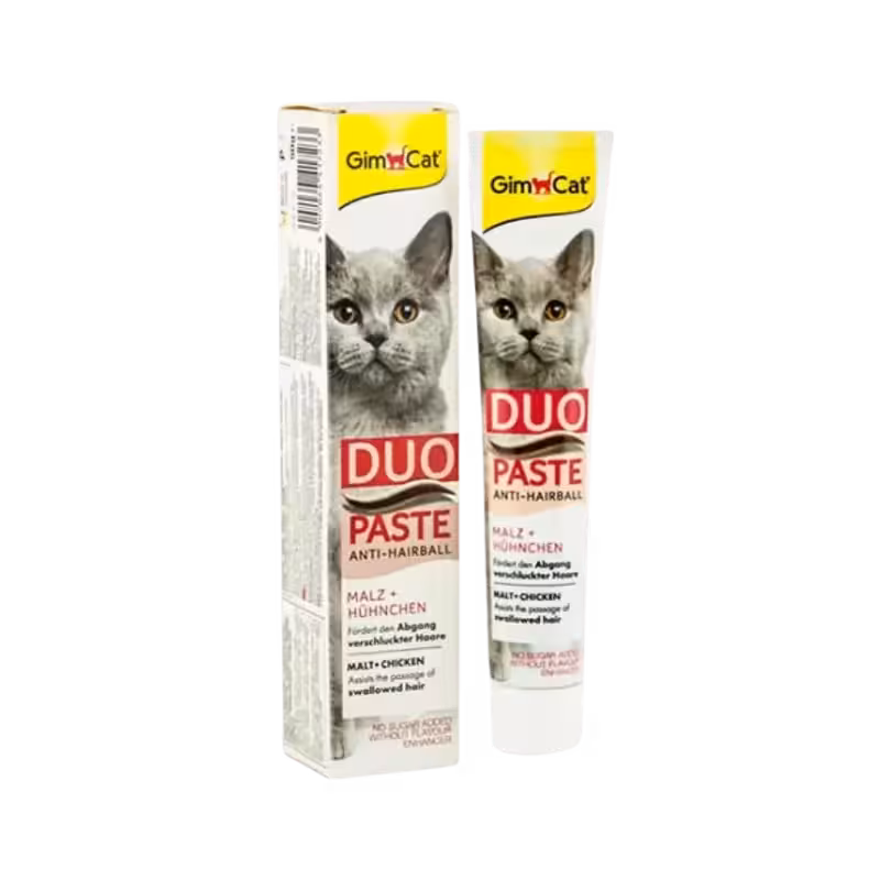 خمیر مالت گربه duo دوقلو طعم مرغ برند Gim cat جیم کت 50 گرمی