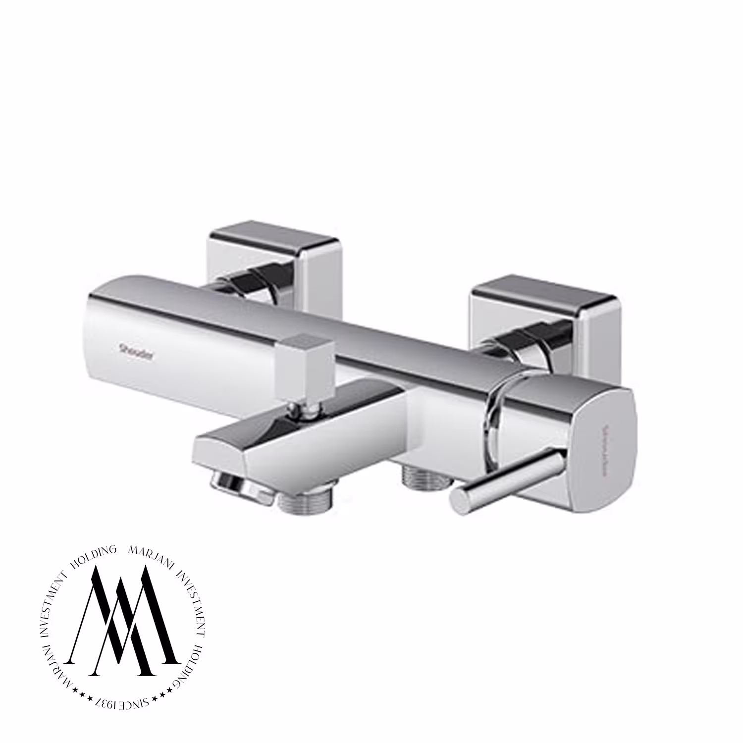 شیر حمام شودر مدل یونیک (کروم)