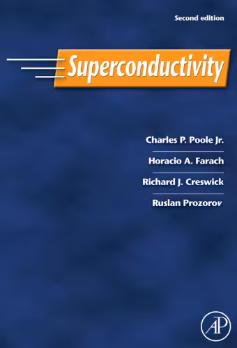 خرید و دانلود نسخه کامل کتاب Superconductivity