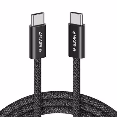 کابل تبدیل USB-C به USB-C انکر مدل Zolo A8060 طول 0.9 متر