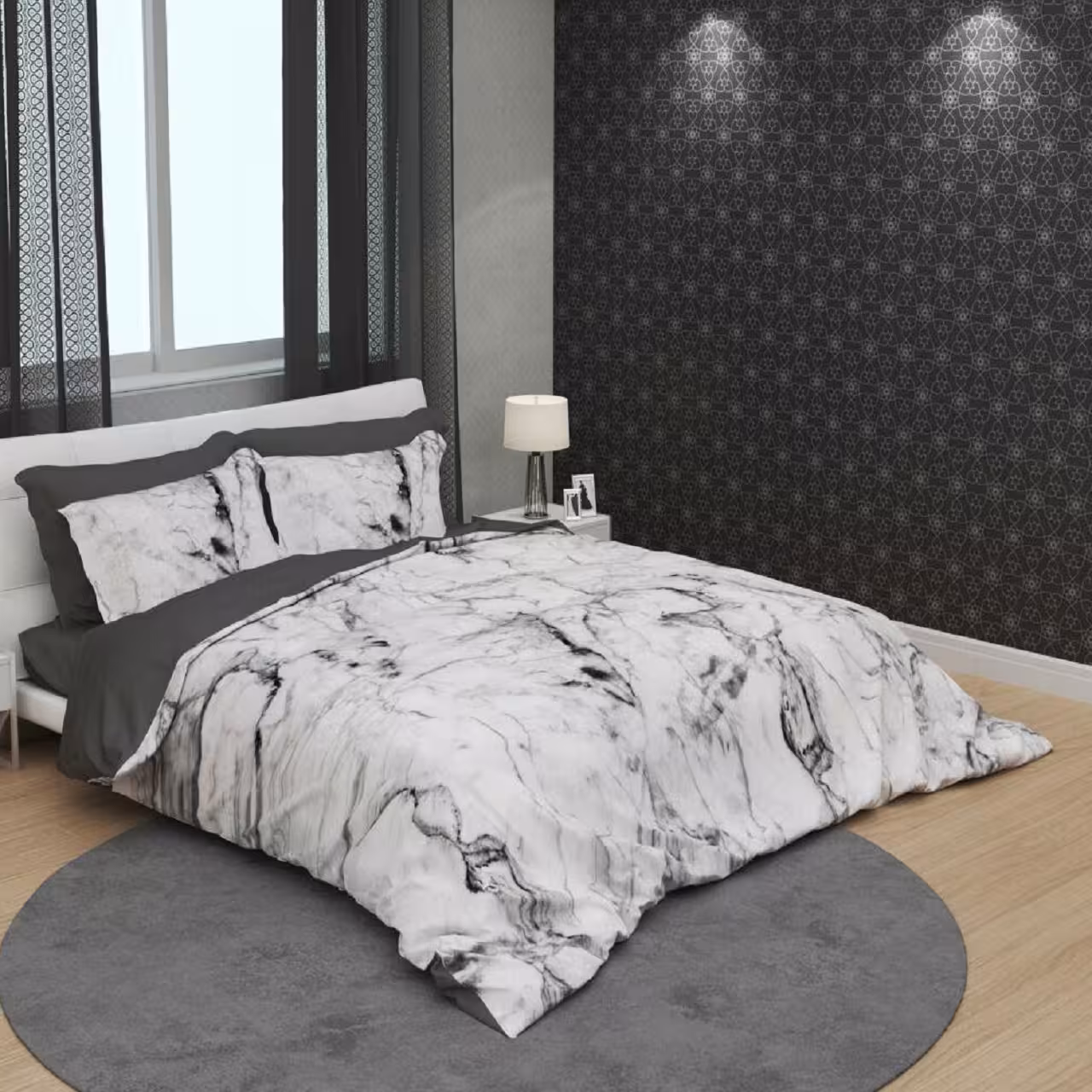 سرویس لحاف روتختی ترکسان کد D181 دو نفره 6 تکه