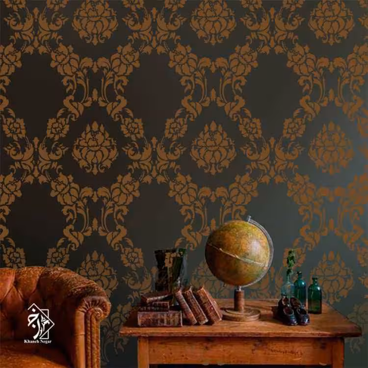 شابلون داماسک کد 588