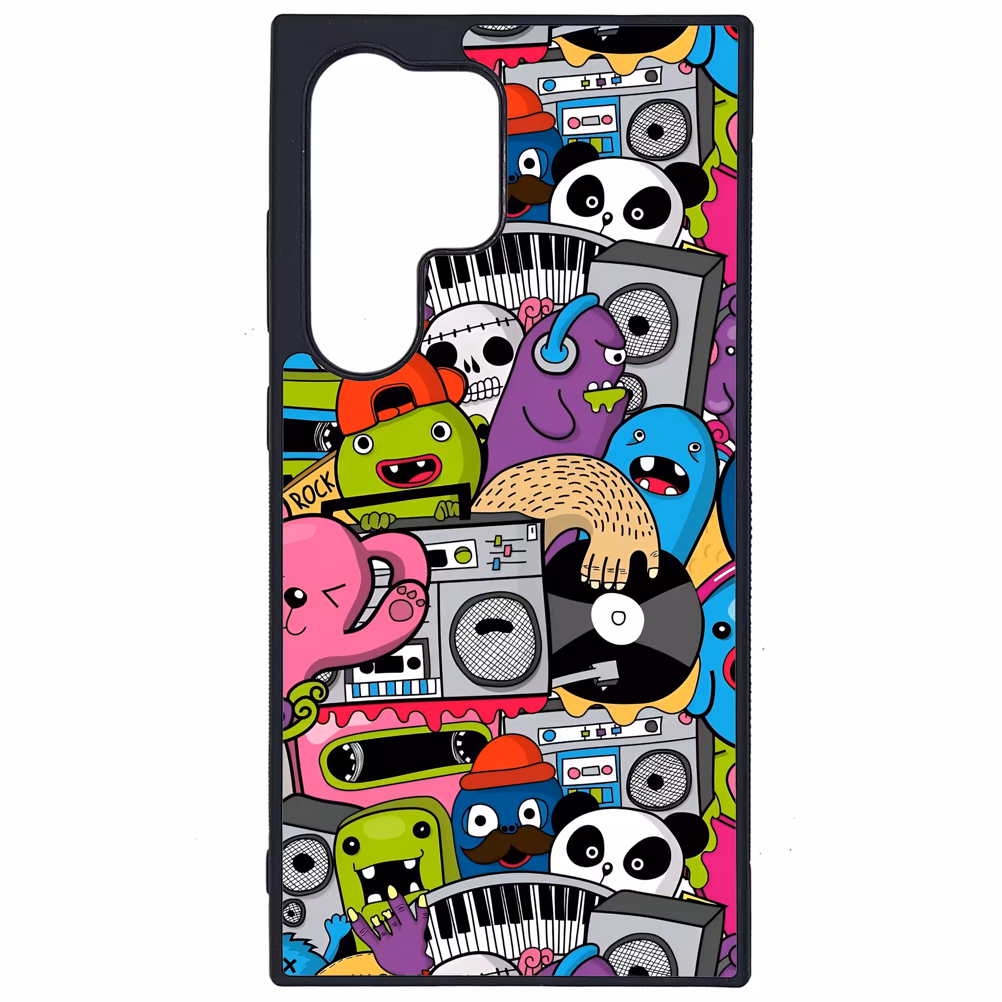 کاور طرح انیمیشن کد G-098 مناسب برای گوشی موبایل سامسونگ Galaxy S24 Ultra | دیجی قاب دونی