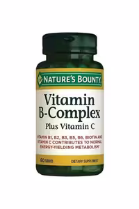 کپسول ویتامین B کمپلکس و ویتامین C نیچرز بونتی - بسته 60 عددی