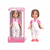 عروسک دخترانه sweet girl لباس سفید کد WZB99013
