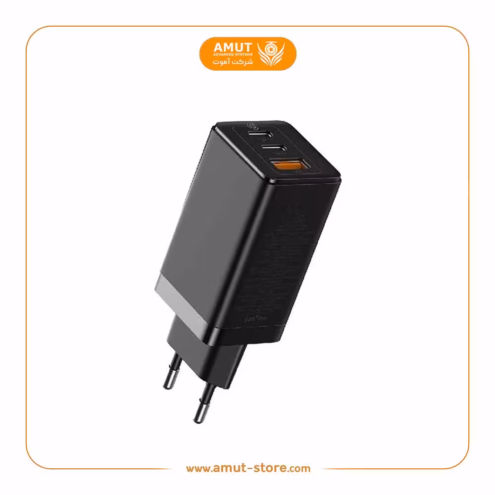 شارژر سریع 65 واتی 2 پورت Baseus GaN2