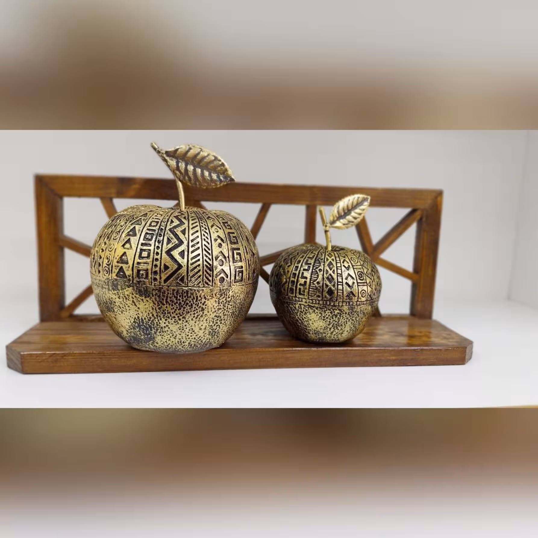 دکوری سیب مجموعه 2 عددی