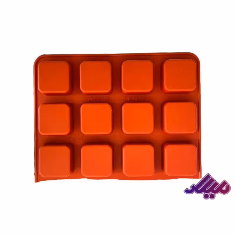 قالب سیلیکونی پک مربع کرو 3.5 سانت 12 عددی