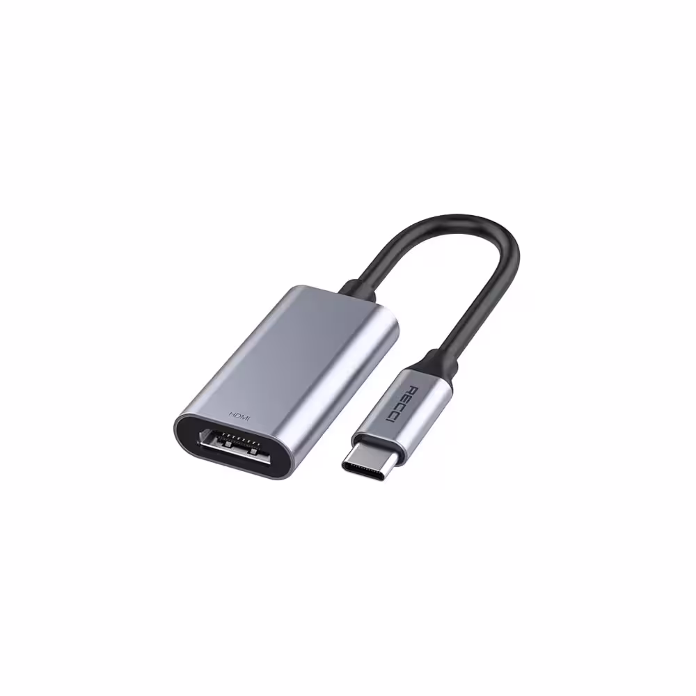 مبدل تایپ سی به اچ دی ام آی رسی Recci Type-C to HDMI Adapter 4K Cable RH11