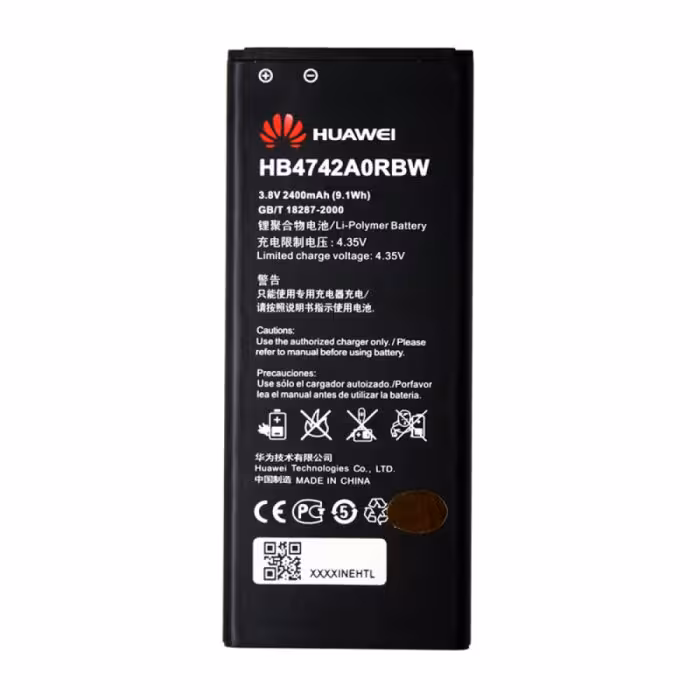 باتری اصلی هوآوی HUAWEI G730/G740/3C مدل HB4742A0RBW ظرفیت 2400mAh