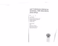 خرید و دانلود نسخه کامل کتاب Get Through Medical School: 1000 Sbas Bofs and Emqs (Get Through Series)