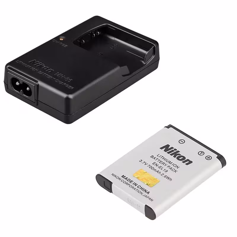 شارژر باتری دوربین مدل MH-66 به همراه باتری دوربین مدل EN-EL19