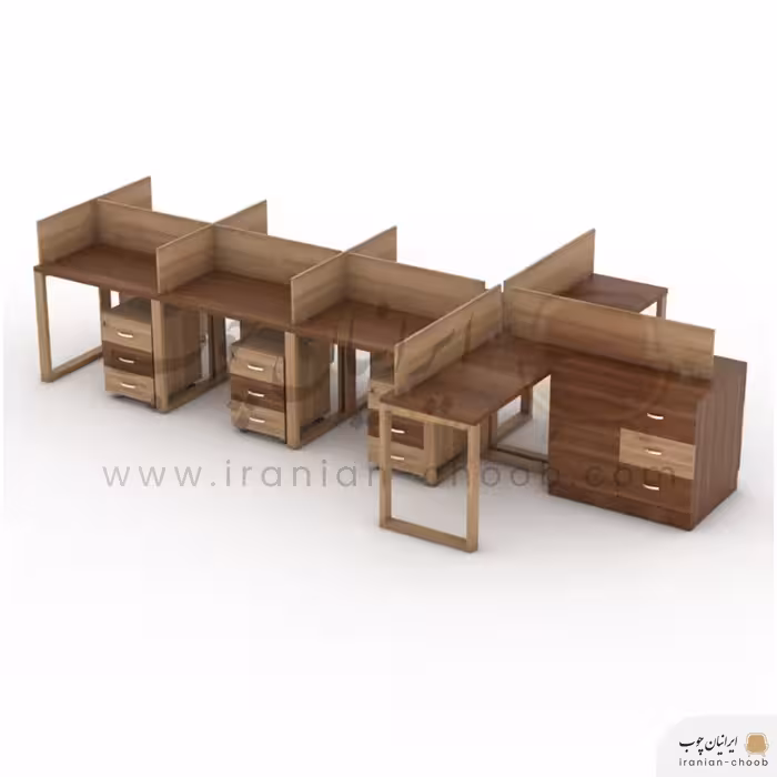 میز کارگروهی ایرانیان چوب مدل G209