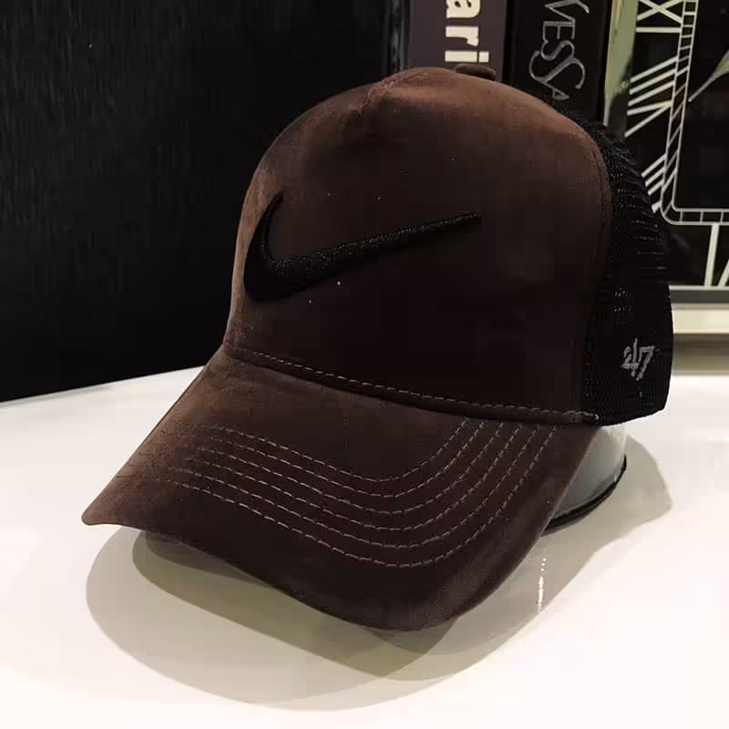 کلاه پشت توری مخمل مدل NIKE 2