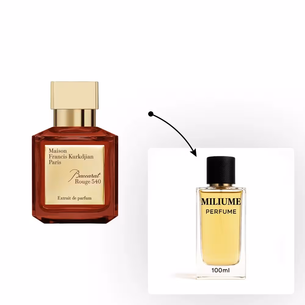 اسانس عطر Baccarat Rouge 540 برند kpf - کد 2674 - باکارات رژ قرمز 100ML - میلیوم پرفیوم