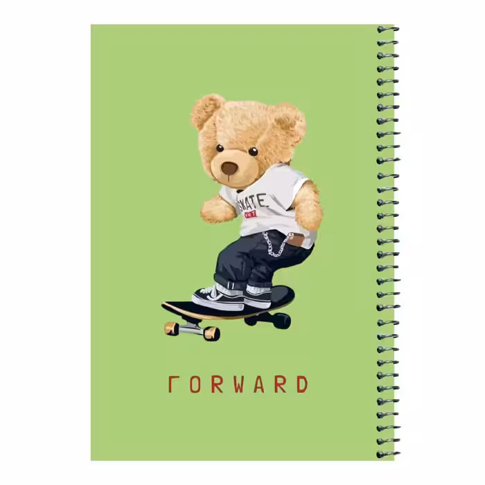 دفتر مشق 80 برگ اس جی مدل تدی اسکیت