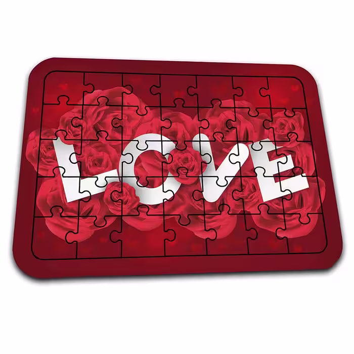 پازل طرح عاشقانه ولنتاین «LOVE» کد PZ570