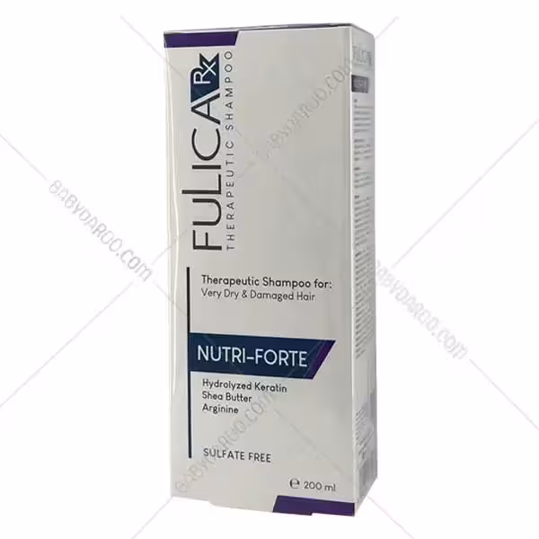 شامپو نوتری فورت فولیکا آر ایکس مناسب موی خشک و آسیب دیده
