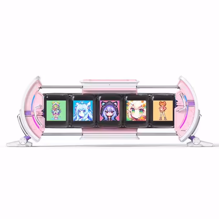 نمایشگر پیکسلی Divoom Times Gate Pixel Art Display Pink