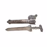 شمشیر هخامنشی مسی ابکاری نقره