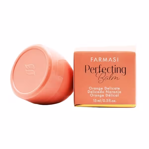 بالم لب مرطوب کننده و ترمیم کننده فارماسی رایحه پرتقال FARMASI PERFECTING BALM ORANGE DELICATE 15 ML