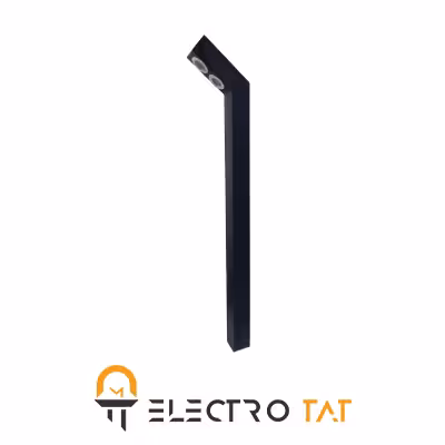 چراغ پارکی مربع دفنی دار زمرد نور