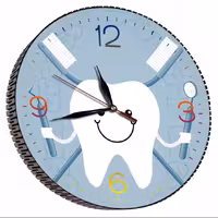 ساعت دیواری مدل دندان
