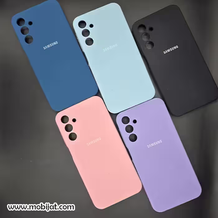 قاب سیلیکونی اورجینال دارای محافظ لنز A35 سامسونگ