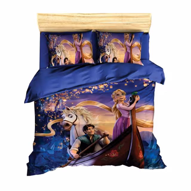 سرویس روتختی یک نفره کارینا مدل سه بعدی 6 تکه کد 1132