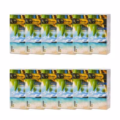 کاندوم کلایمکس مدل TROPICAL12 مجموعه 12 عددی