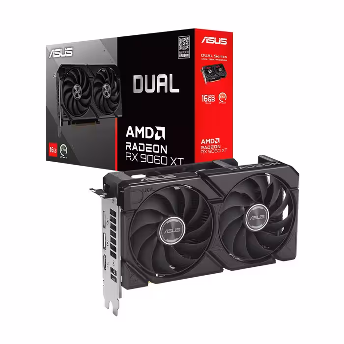 قیمت و خرید کارت گرافیک ایسوس مدل Dual Radeon RX 9060 XT 16GB