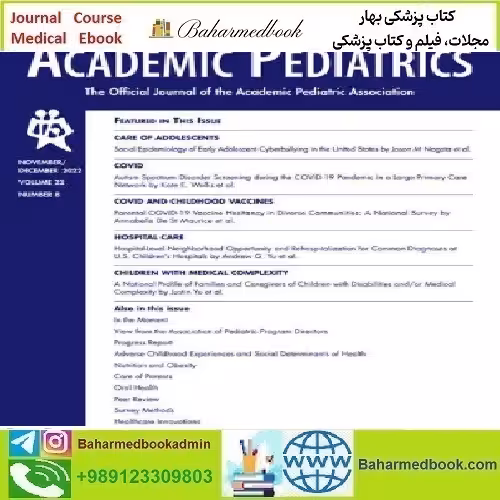 Academic Pediatrics Volume 22 Issue 1 to 8 2022 T
