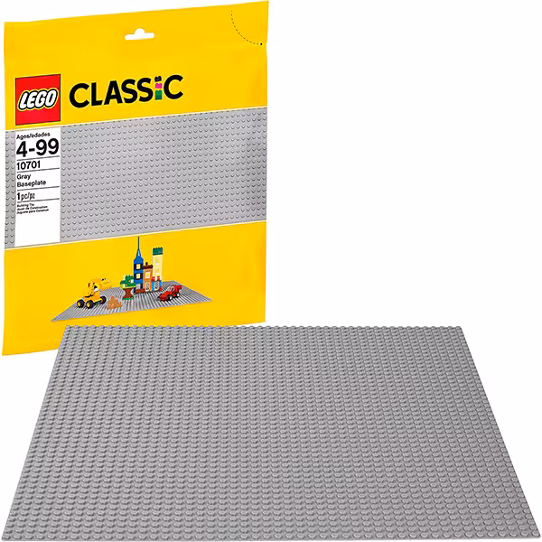 صفحه لگو Classic مدل Gray Baseplate 10701