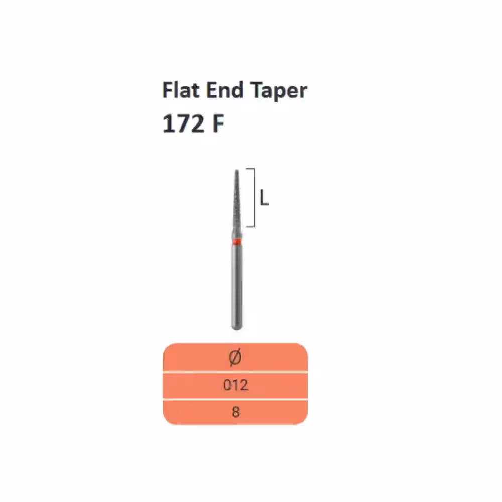فرز تیپر flat end الماسه توربین Dia Italy