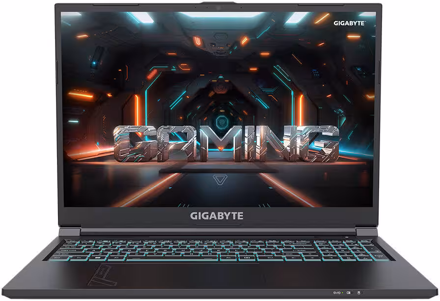 لپ تاپ 16 اینچی گیمینگ گیگابایت مدل  Gigabyte G6 KF-H3EE854KD i7 13620H 32GB 2TB SSD 8GB RTX 4060 WUXGA 165Hz