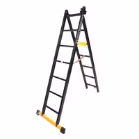 نردبان 14 پله مهرنگار مدل GALAXY به همراه پایه تعادل | کالا مکس