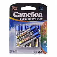 باتری قلمی کملیون مدل Super Heavy Duty بسته 6 عددی