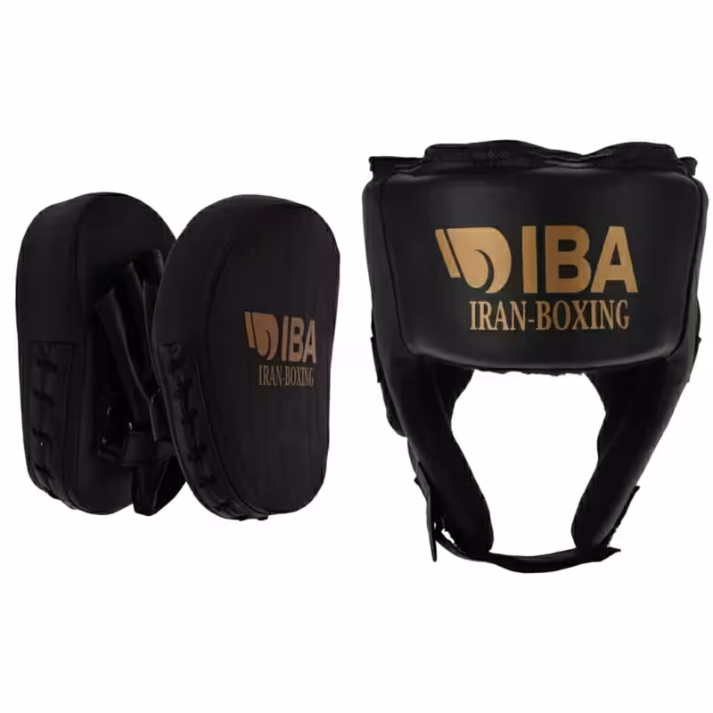 ست کلاه و میت آیبا  aiba pro black